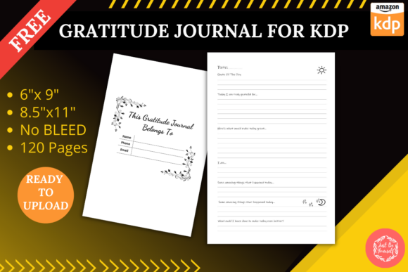 Download FREE GRATITUDE JOURNAL - KDP TEMPLATE - Gratitude Collection